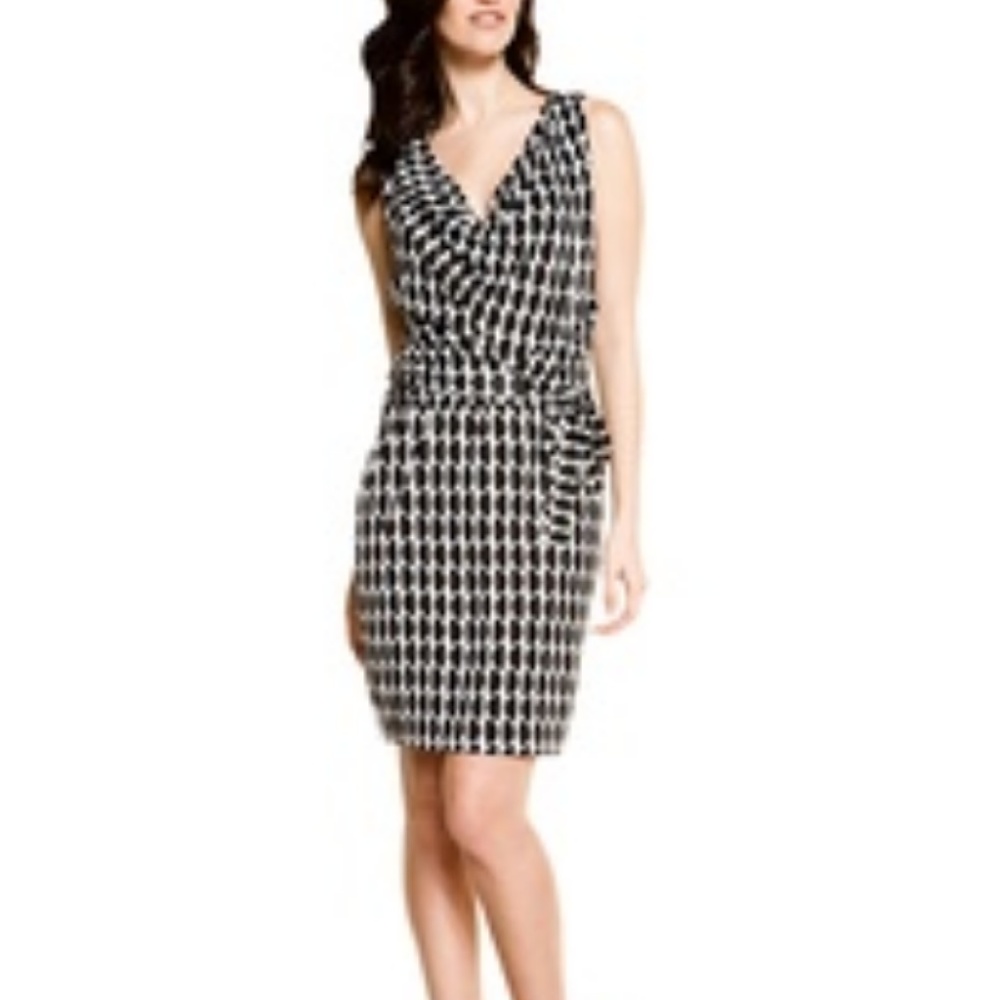 DIANE von FURSTENBERG KEESA SLICE BLACK DRESS - 4